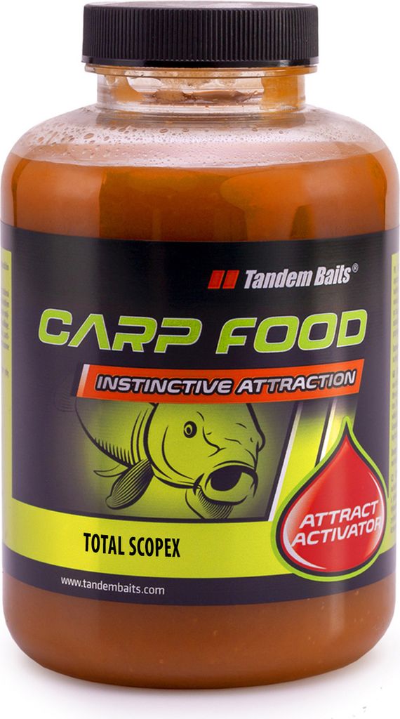 Tandem Baits Carp Food Attractive Activator Total Scoopex, Karpfen Angeln ohne Mühe, Köder zum Große-Fische-Angeln, Karpfenzubehör für Profis ...