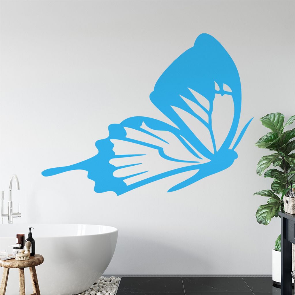 Schmetterling Nr. 5 Wandtattoo in 6 Größen - Wandaufkleber Wall Sticker - Dekoration, Küche, Wohnzimmer, Schlafzimmer, Badezimmer
