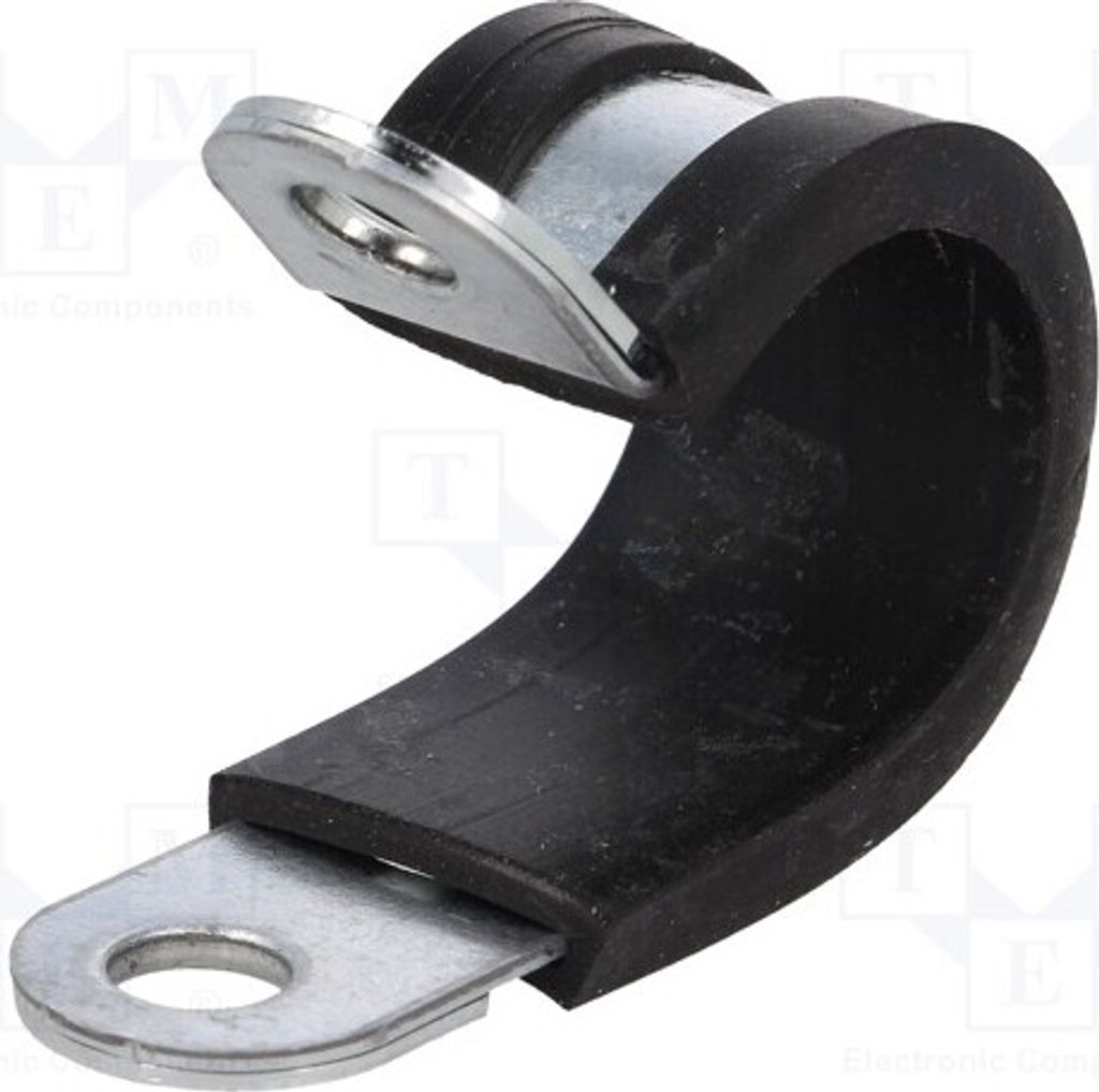 1x Schelle ØBündel: 18mm W: 15mm ØÖffn.Mont: 6,4mm 61825040 Schlauchschellen und