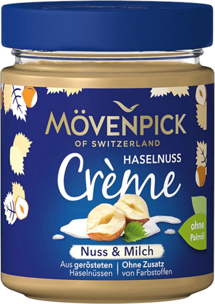 Mövenpick Noix et Lait Crème à tartiner aux noisettes Image du produit 