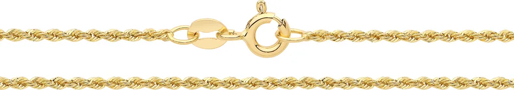 Chaîne en or 9 carats maille forçat robuste femme 41cm modèle TRS32815L16