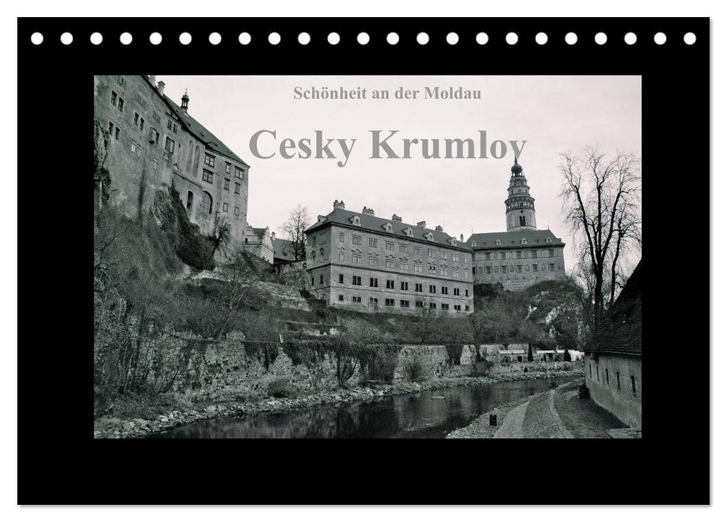 Schönheit an der Moldau - Cesky Krumlov (Tischkalender 2027 DIN A5 quer), CALVENDO Monatskalender