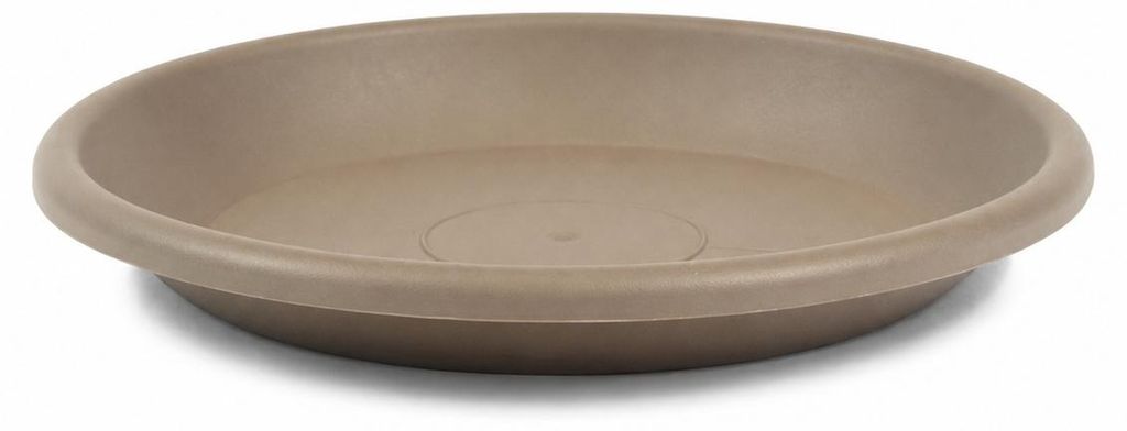 Pflanztopfuntersetzer Mira Taupe Ø 34cm - Frostsicher & Produktbild  KI-generiertes Bild