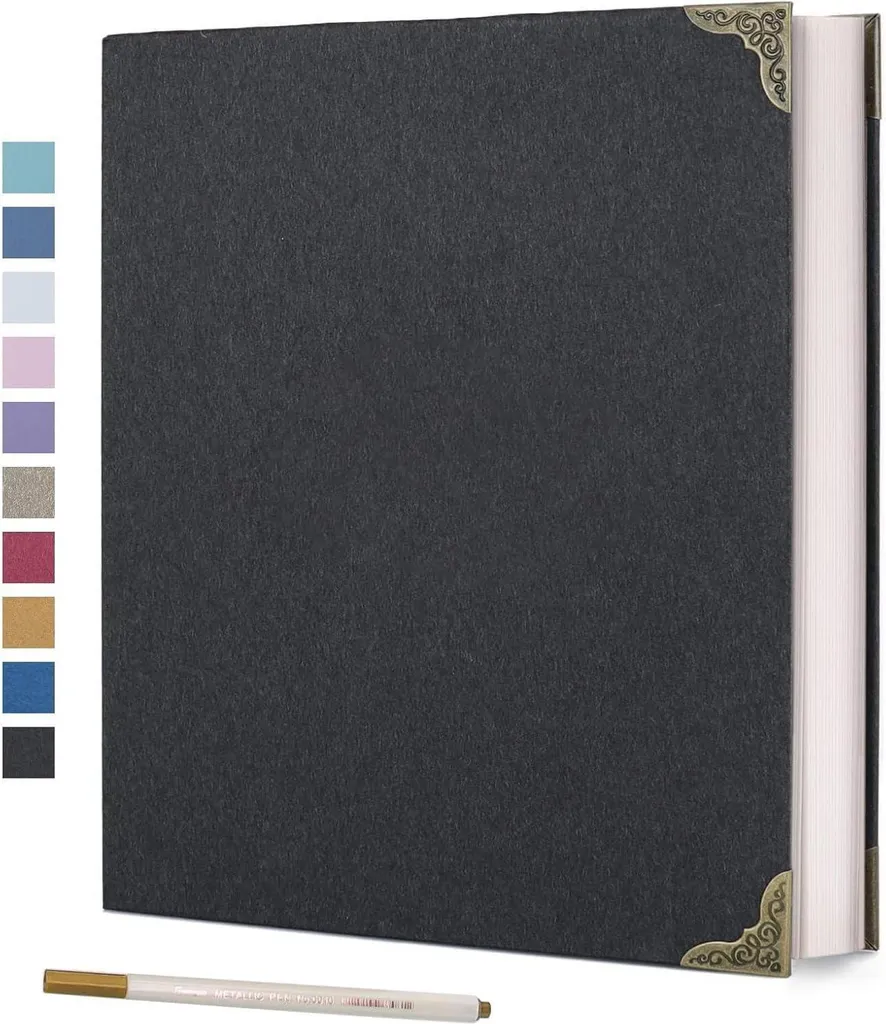 Album Foto Kit Scrapbooking 40 Pagine Autoadesive - L'Originale DIY