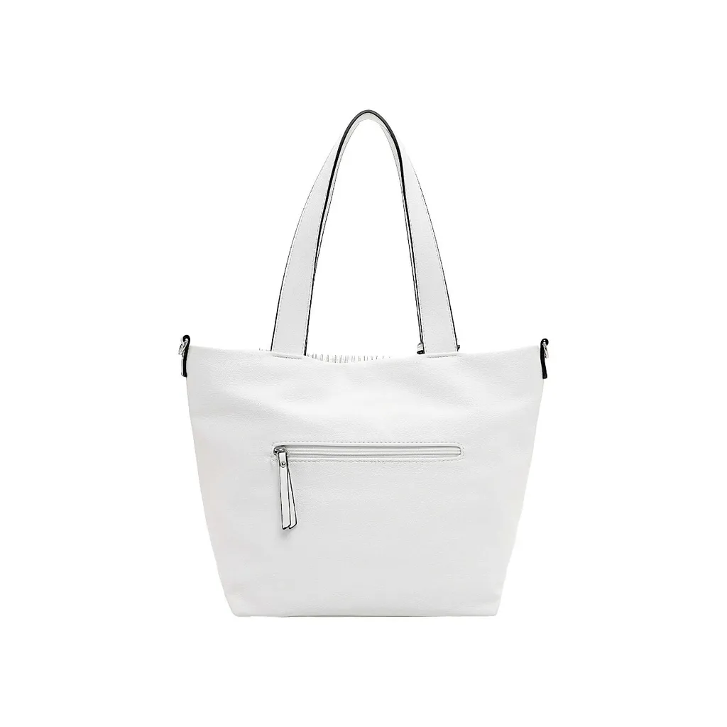 Emily & Noah Brigitte Sac à main blanc en cuir synthétique taille unique - 4