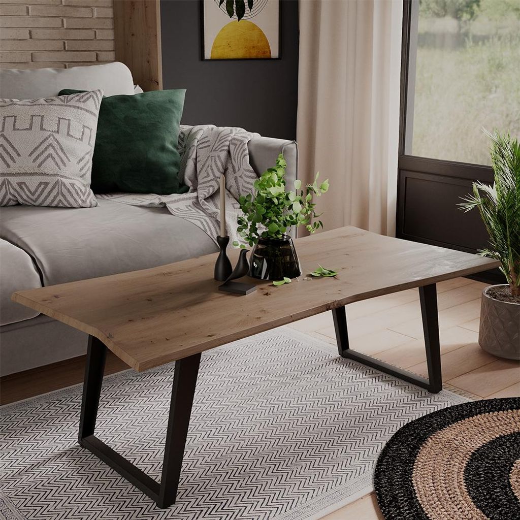 Vicco Couchtisch Yan, 120 x 60 cm, Artisan