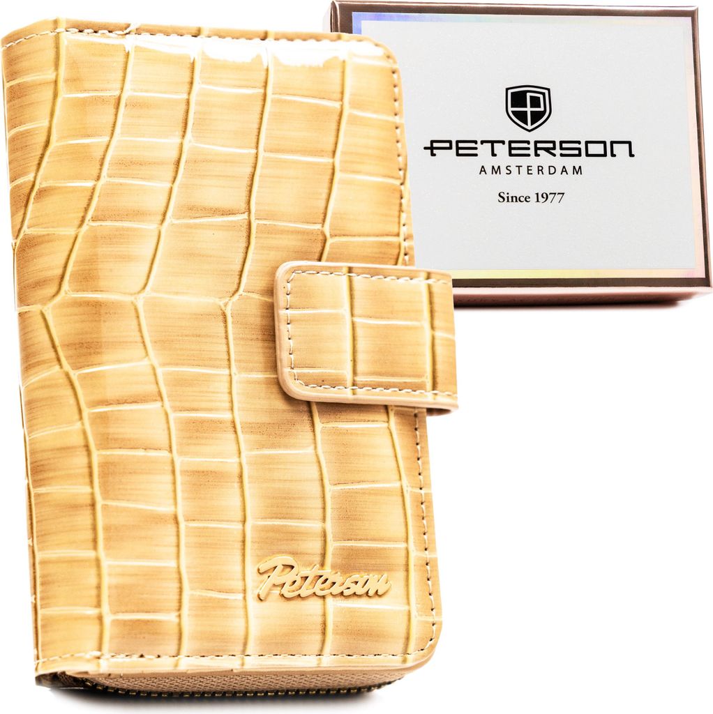 Peterson Portemonnaie aus Leder für Frauen Xumapp beige One Produktbild 