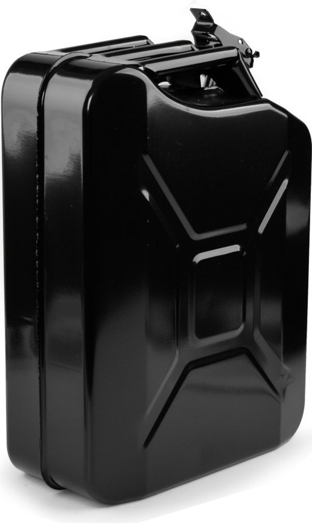 Benzinkanister 10 Liter, Stahl, schwarz, ohne Ausgießer Produktbild 
