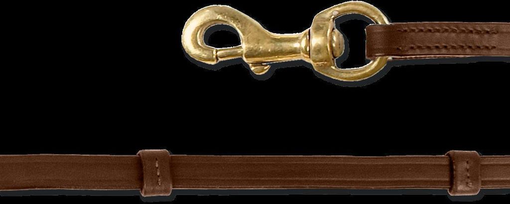 Waldhausen Island Zügel mit Karabiner Schwarz/Roségold