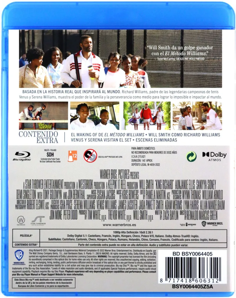 Film Blu-ray King Richard en version originale pour les cinéphiles - 2