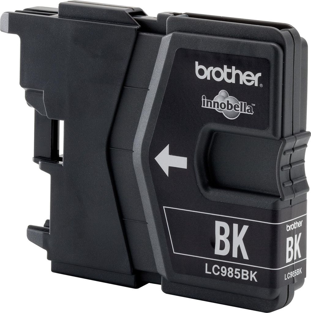 Brother LC985BK - Schwarz - original - Blister mit akustischem/elektromagnetischem Alarm - Tintenpatrone - für Brother DCP-J125, DCP-J140, DCP-J31...
