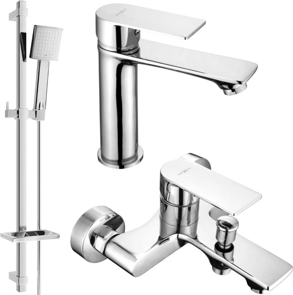 Mexen Royo DQ45 Set Bagno Cromo 72203DQ45-00 | Comfort e Stile Reale