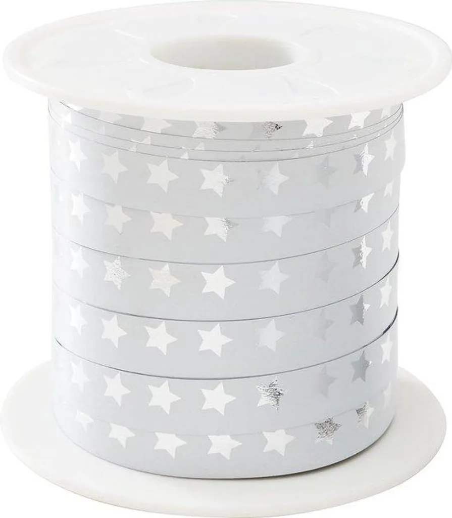 Ruban de Noël 10mm Satin Blanc Rayé - Grande Bobine 100m Haute Qualité
