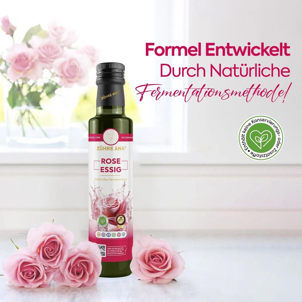 Zühre Ana | Rosenessig 500ml Produktbild 