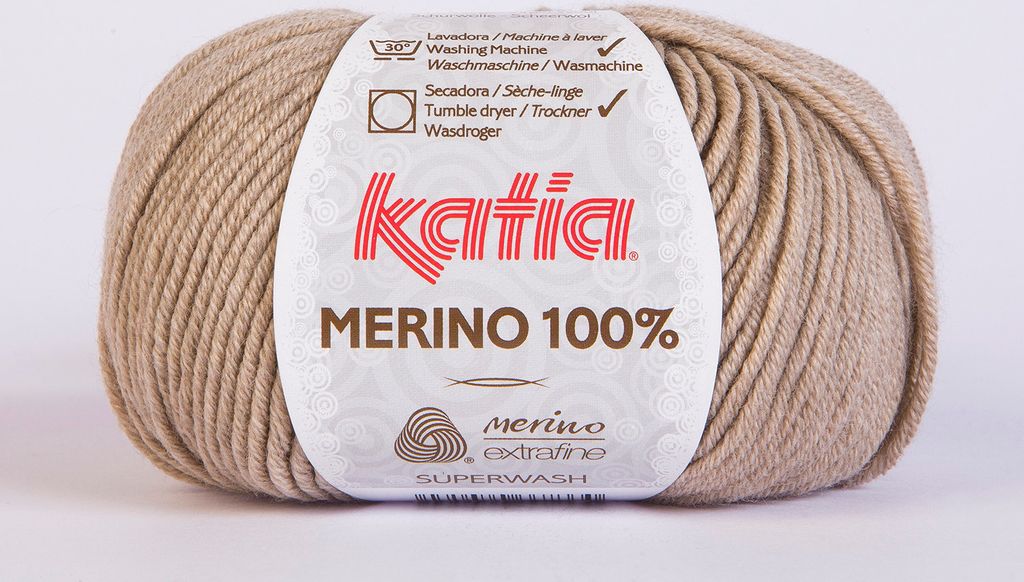MERINO 100% von Katia - (501) - 50 g / ca. 102 m Wolle