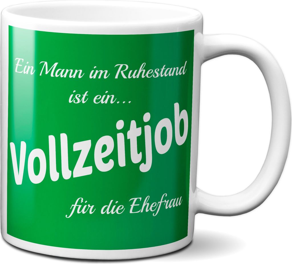 TassenKing Tasse - Ein Mann im Ruhestand... - Kaffeetasse, Kaffeebecher, Geschenkidee zum Valentinstag, Valentinstagsgeschenk, Geschenk für Sie / ...