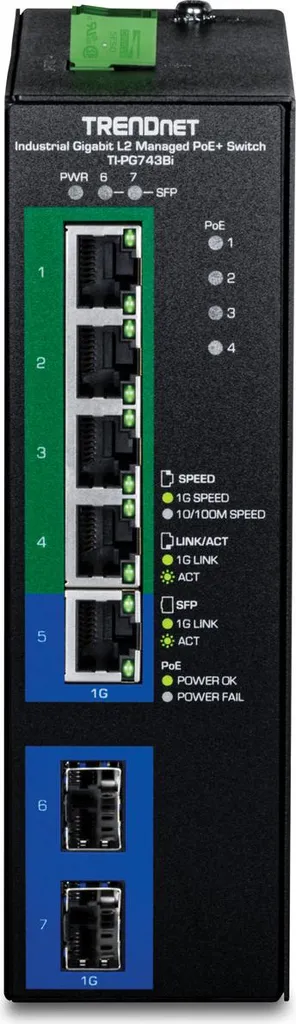 TRENDnet TI-G102 Industrial L2 Commutateur 1 Gbps Réseau Robuste - 3