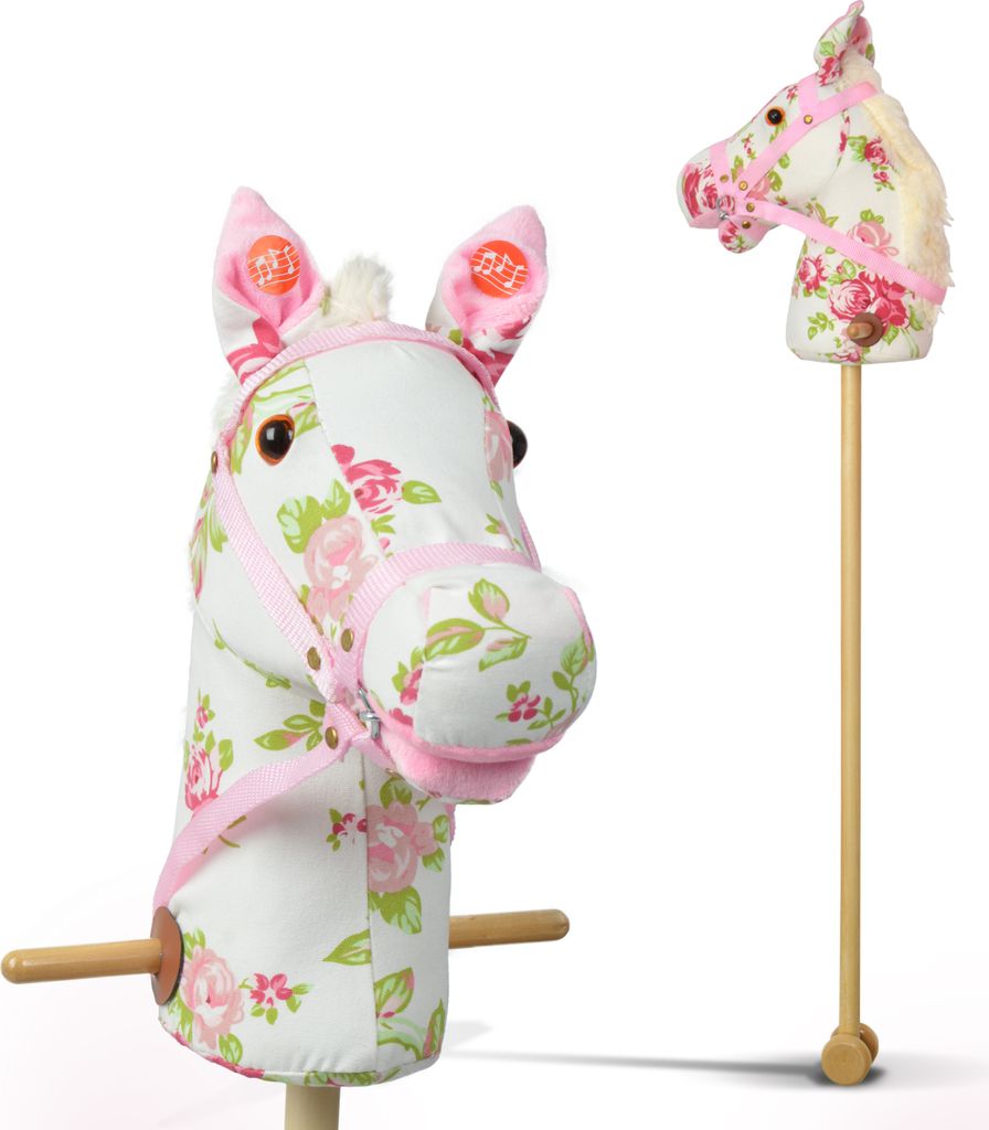 Pink Papaya Steckenpferd "Flower" Plüschpferd von Pink Papaya mit Sound