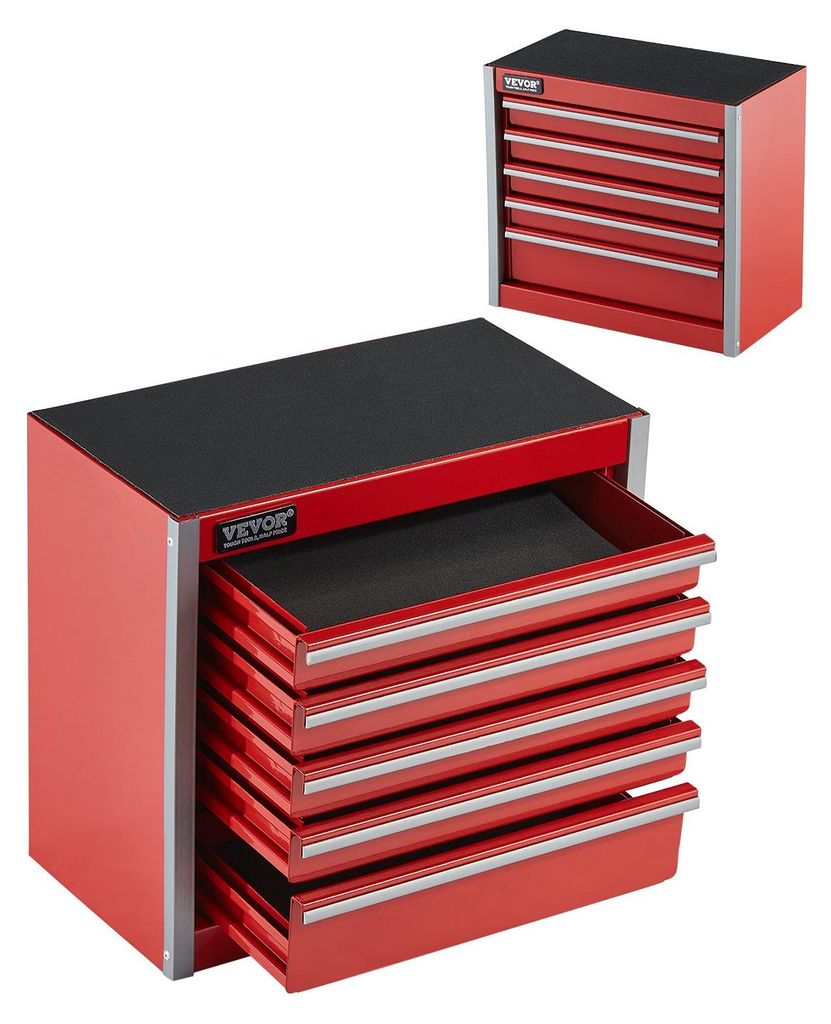 VEVOR metalen gereedschapskist, 8,6 inch, draagbare metalen Productafbeelding 