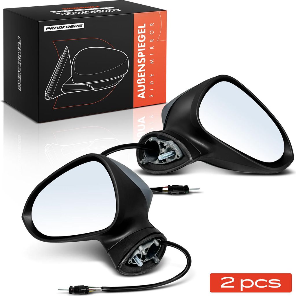 Frankberg 2x Außenspiegel Links Rechts für Seat Ibiza IV 6J5 6P1 6J8