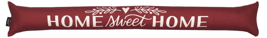 Zugluftstopper "Home sweet Home" rot 10x90cm von Albani Produktbild 