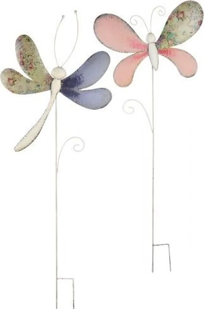 Déco de Balcon Papillon et Libellule Gilde pour Ambiance Zen Nature