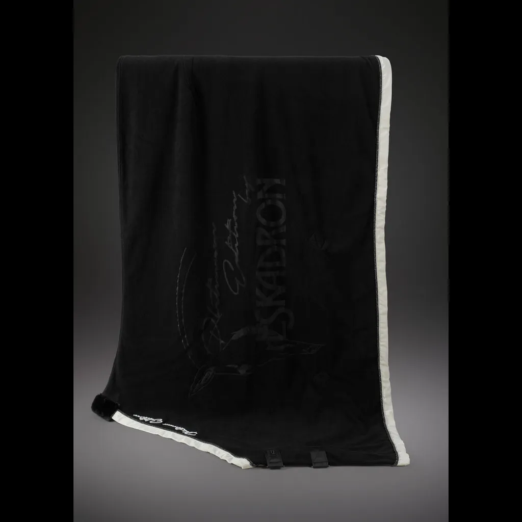 Couverture Séchante Anti-Froid Eskadron Polaire Stamp Bit Noire S