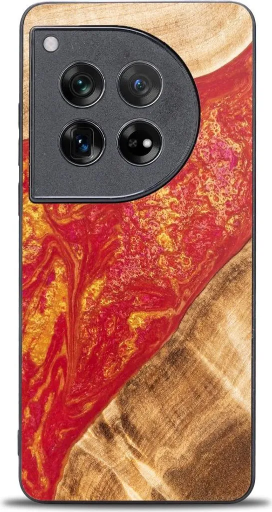 Custodia OnePlus 12 in Legno Bewood Neons Parigi | Design Unico