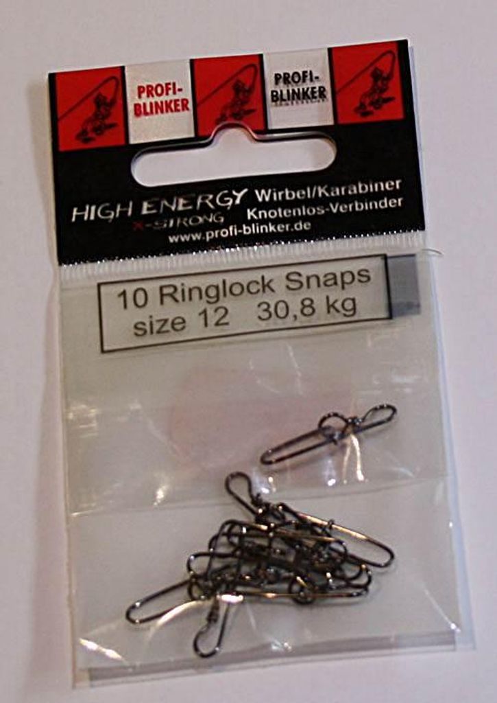 Profi Blinker Ringlock Snaps 10er Größe: 12 Produktbild 