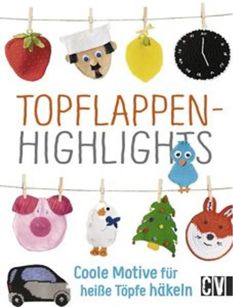Manique de cuisine Topflappen-Highlights en coton isolant pour four