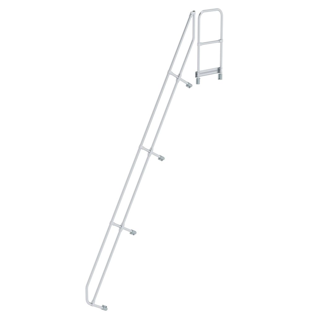 Günzburger Steigtechnik zweiter Handlauf für Treppe mit Plattform 60° mit 16 Stufen - 600596