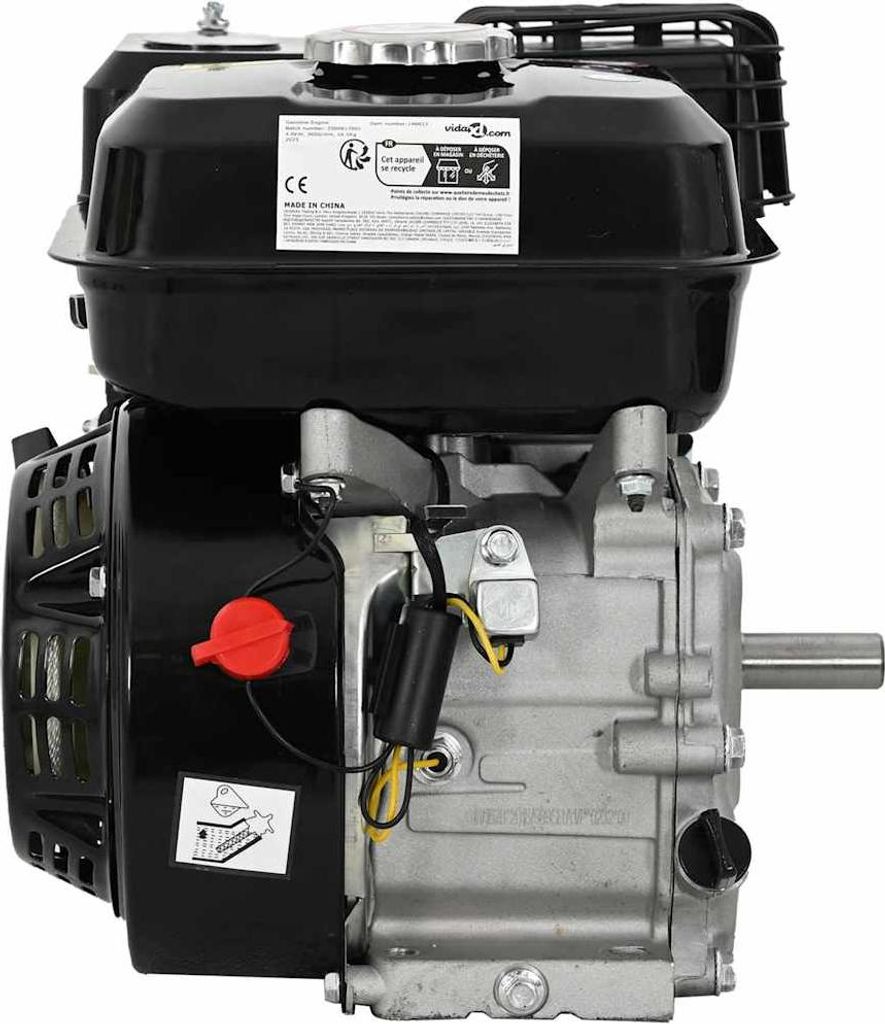 vidaXL Benzinmotor 6,5 PS 4,8 kW Schwarz Produktbild 