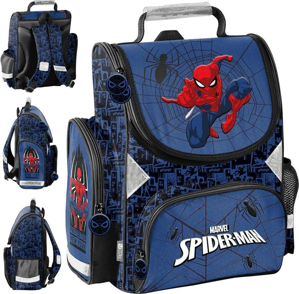 PASO Schulranzen für Jungen 1.-3. Klasse Spider-Man Produktbild 