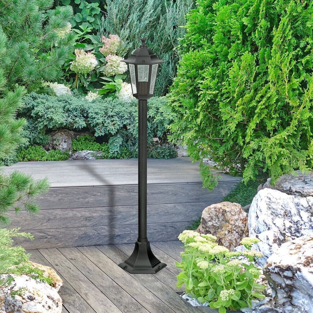 Rabalux Čierna záhradná lampa Velence pre žiarovku E27 Obrázok produktu 