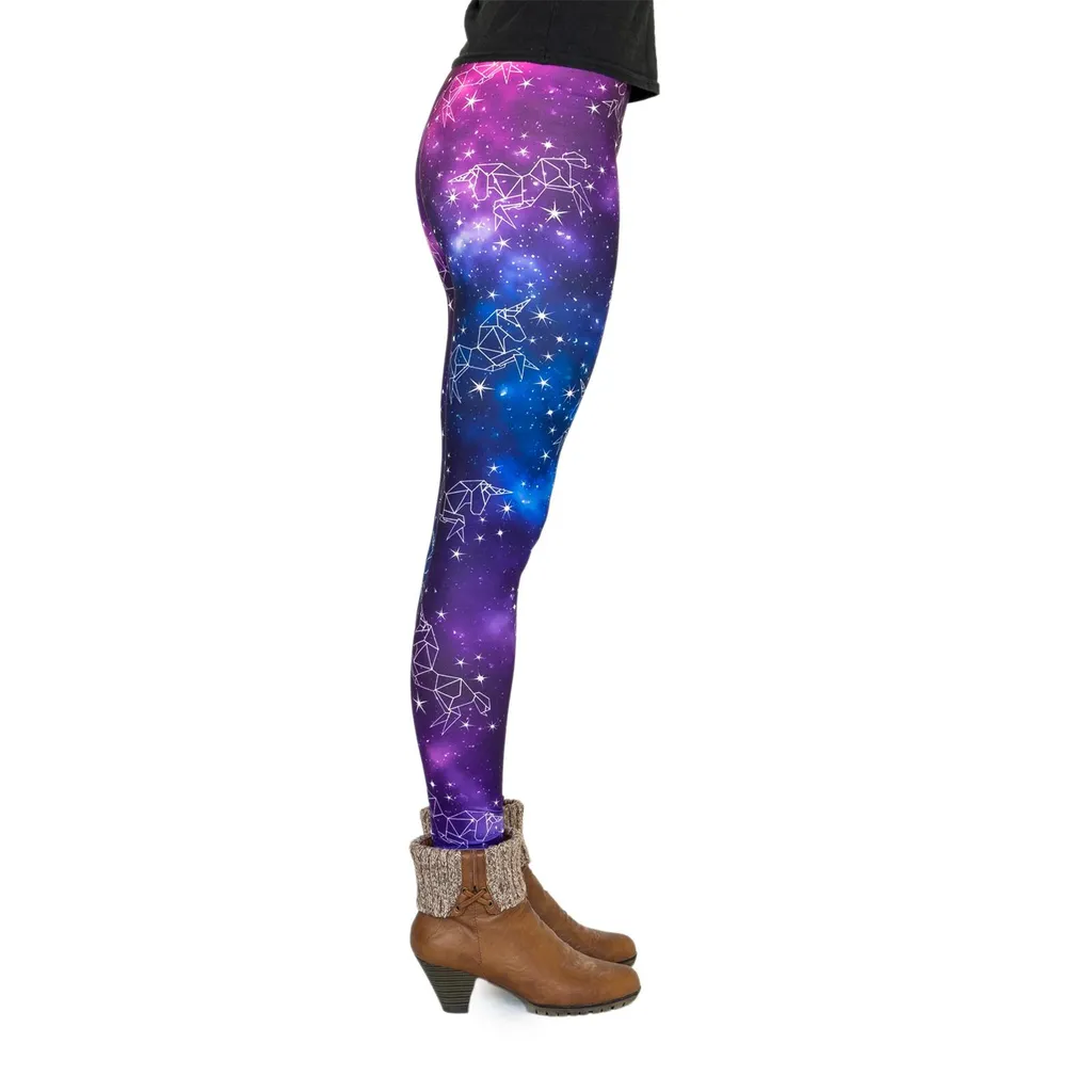 Cosey Leggings Colorati Con Toppe Jeans Leo | Taglia Unica Donna In Morbidissimo Poliestere