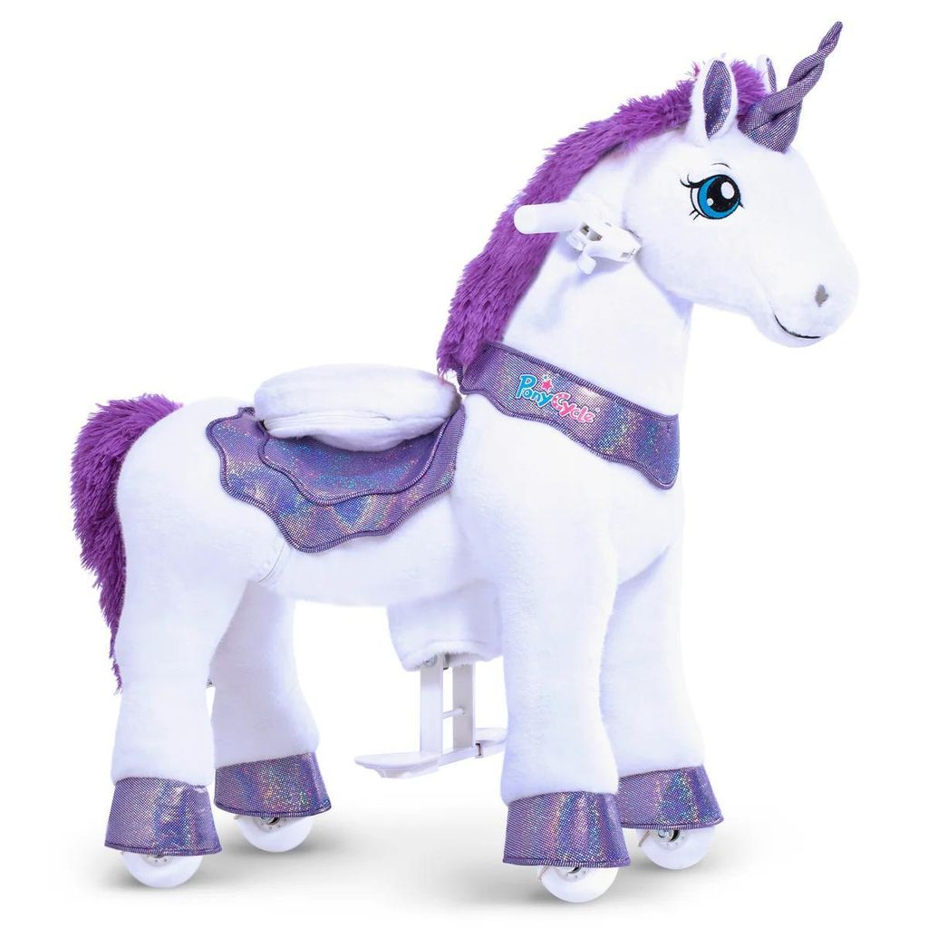 PonyCycle Modèle E Violette Cheval d'équitation sur Image du produit 