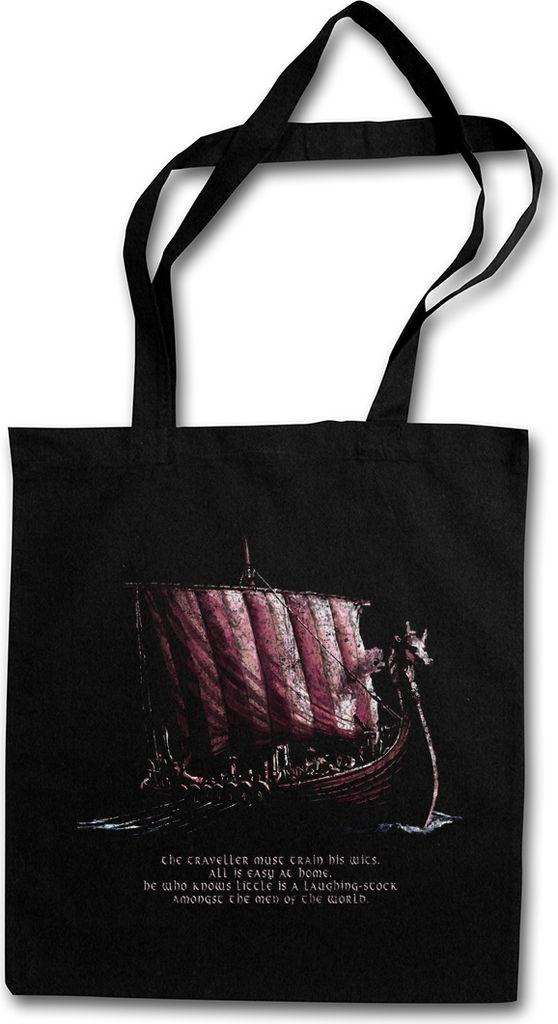 Urban Backwoods Viking Ship II, Stofftasche, Farbe: Schwarz