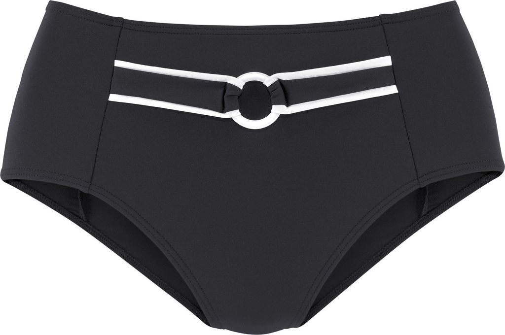 VIVANCE Highwaist-Bikini-Hose schwarz Größe 34