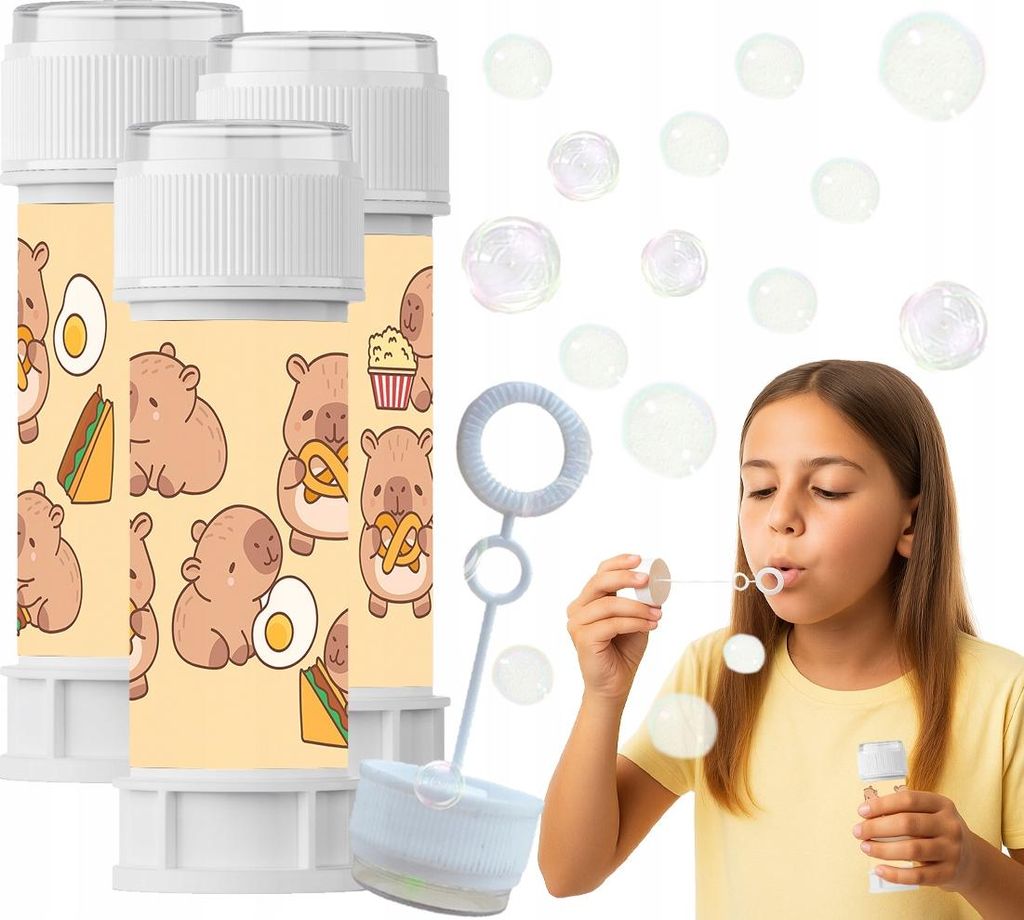 SEIFENBLASEN für Kinder CAPYBARA Cabybara Capybara Geburtstagsspaß 60ml
