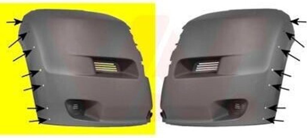 VAN WEZEL 0983564 - OE 0735423189 Stoßstange, vorne rechts für Jumper, Ducato, Boxer