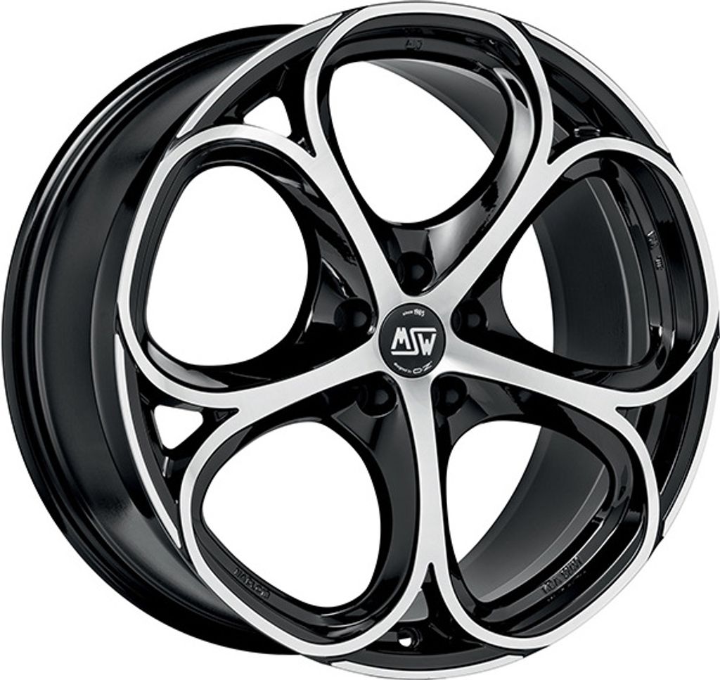 Alufelge Msw Msw 82 8X18 5X110 Et 40 Gloss Black Full Polished