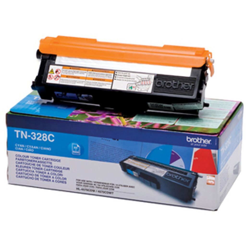 Brother TN-328C, 6000 Seiten, Cyan, 1 Stück(e)