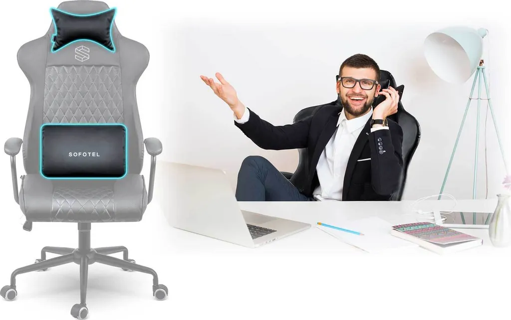 Fauteuil de bureau Sofotel Verona Noir 2581 : Confort Chic et Robuste - 8