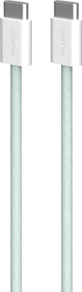 Câble USB-C anti-nœuds de 1,5m vert pour remplacer votre cordon cassé