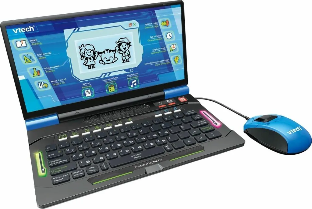 V-Tech Explorer Laptop Pro : Ordinateur Éducatif Enfant 6-12 Ans