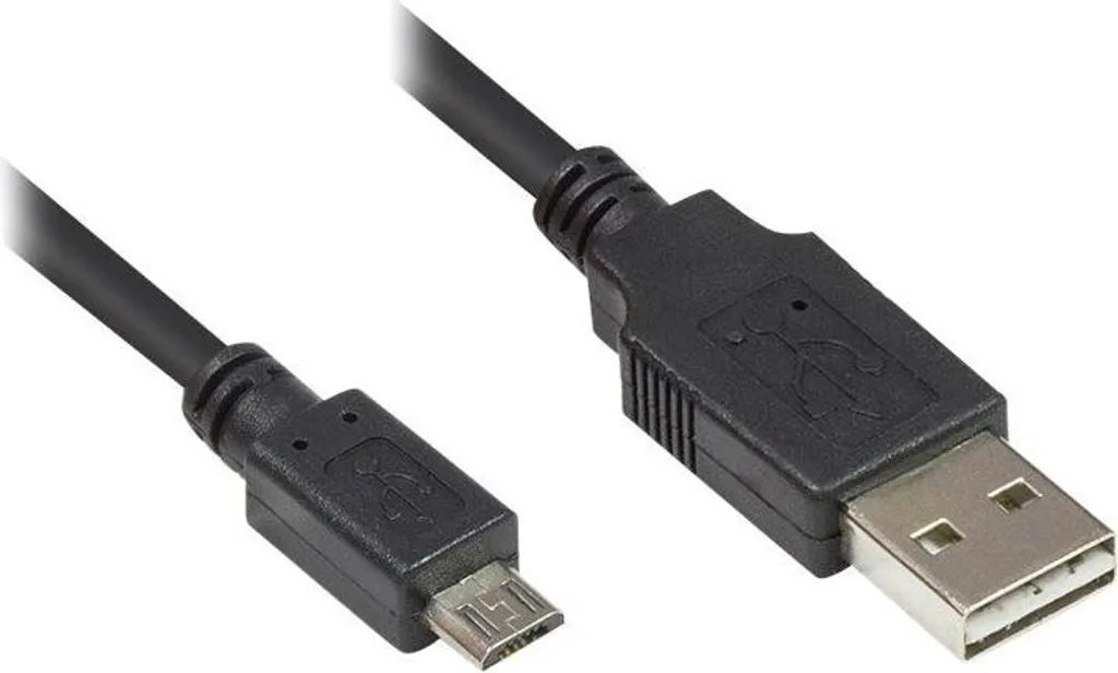 Cavo USB 2.0 Professionale Easy A a Micro B 0.5m - 480Mbps Nero - 1