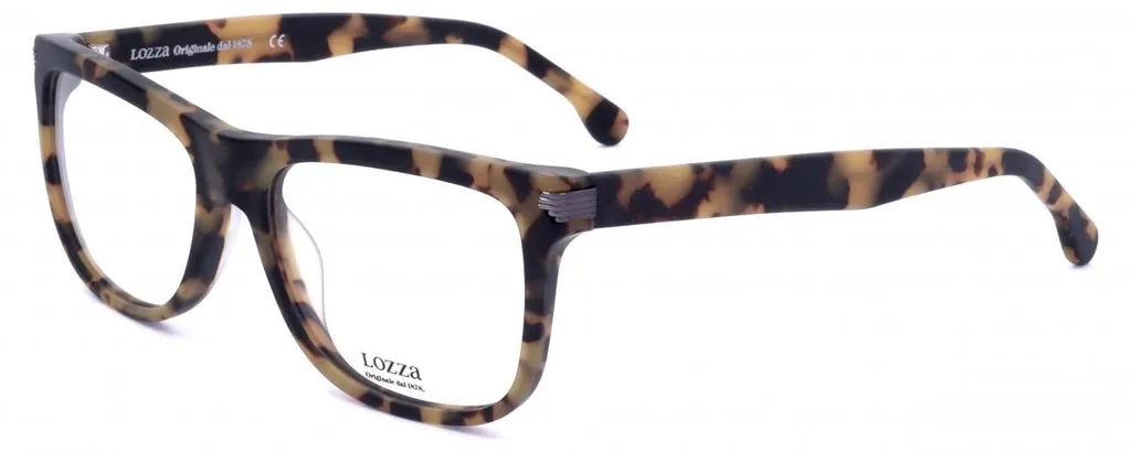 Lunettes Lozza VL4122 Gowns 54960M en acétate léger et robuste noir