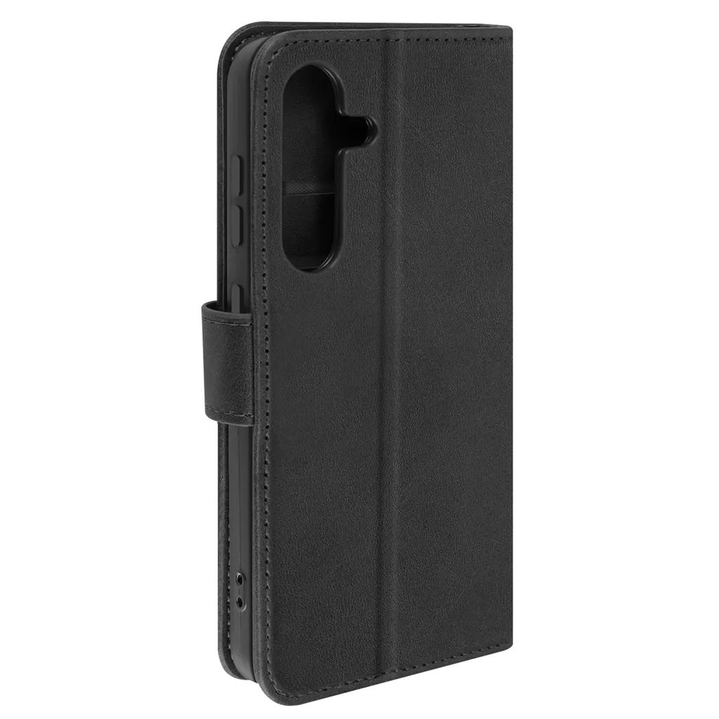 Cover Portafoglio Avizar Samsung S24/S25 - Nero Vintage Minimal