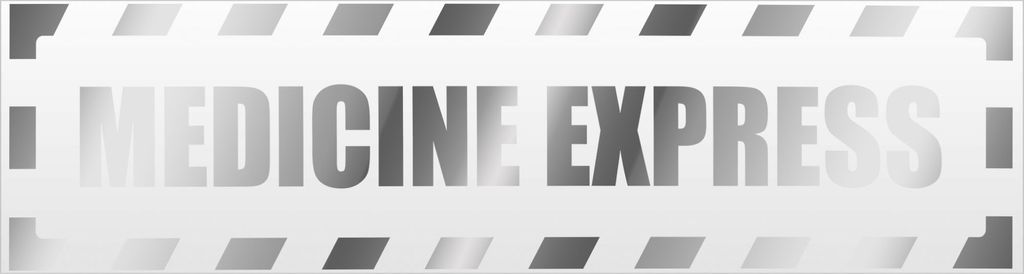 Kiwistar Medicine Express gestreift Magnetschild Schild magnetisch - 20cm Chrom - Magnetfolie für Auto PKW Kfz
