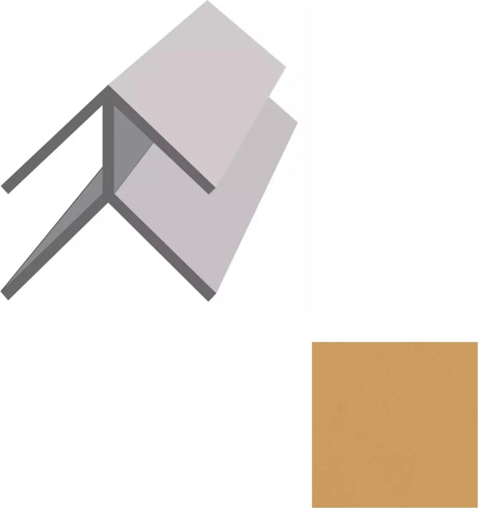 VILO Außenecke Motivo B1 - Eckprofil Wandpaneele - Montageprofil - Robust - 270 cm - Birke